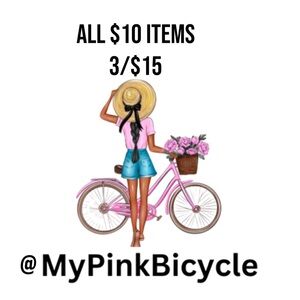 ALL $10 ITEMS 3/$15